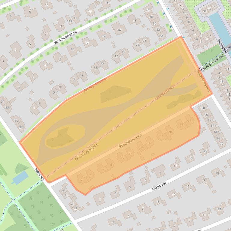 Kaart van postcodegebied 1339GC.