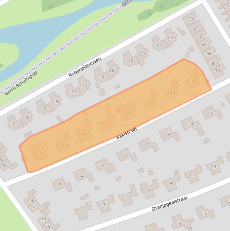 Kaart van postcodegebied 1339GE.