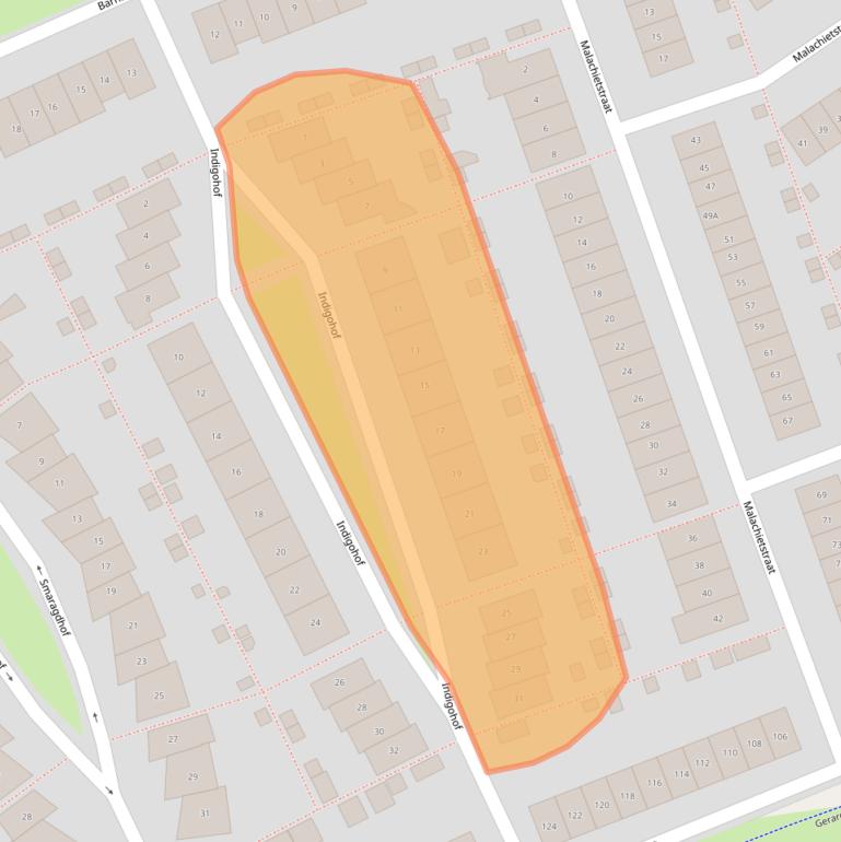 Kaart van postcodegebied 1339HT.