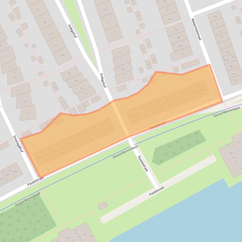 Kaart van postcodegebied 1339JC.