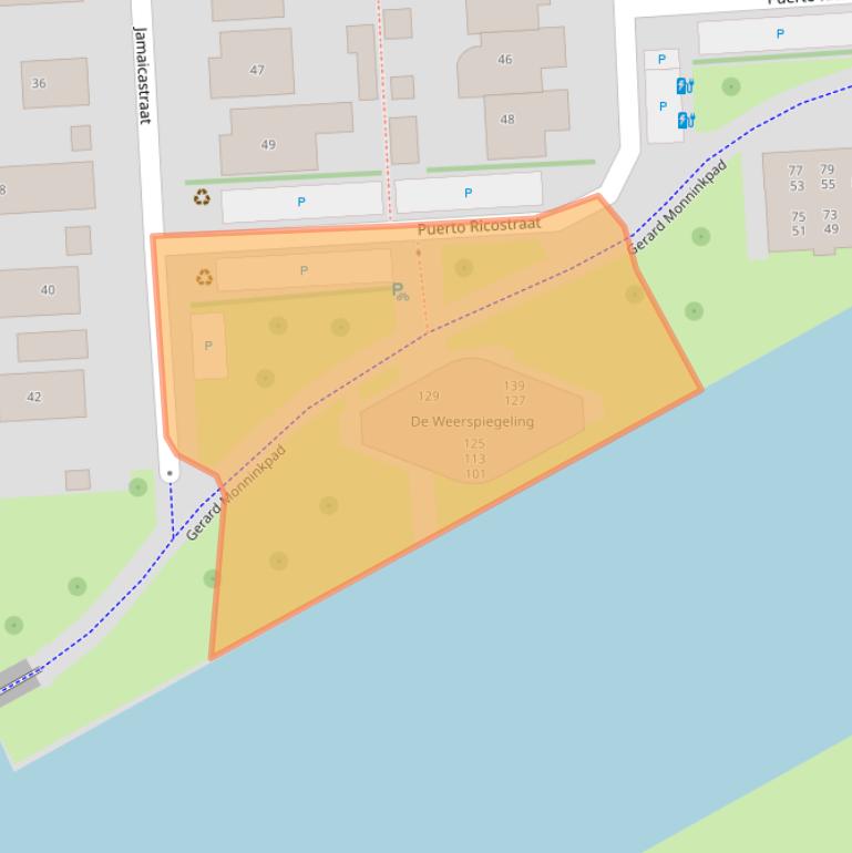 Kaart van postcodegebied 1339KS.