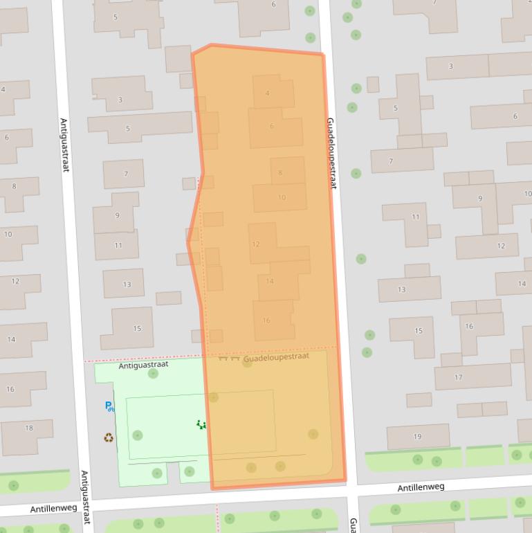 Kaart van postcodegebied 1339MD.
