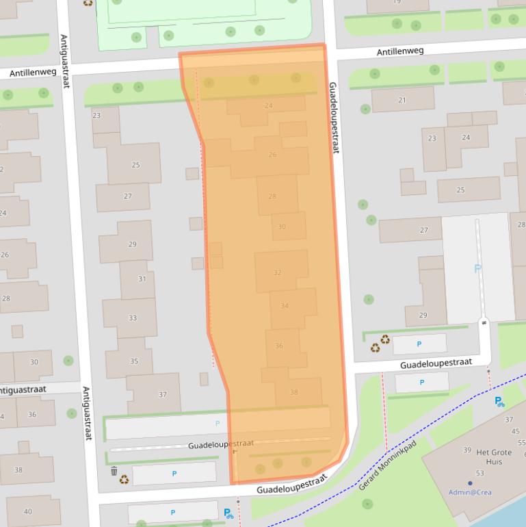 Kaart van postcodegebied 1339ME.
