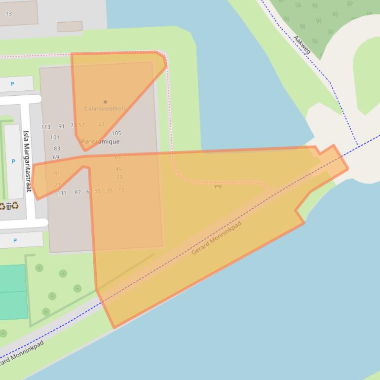 Kaart van postcodegebied 1339ML.