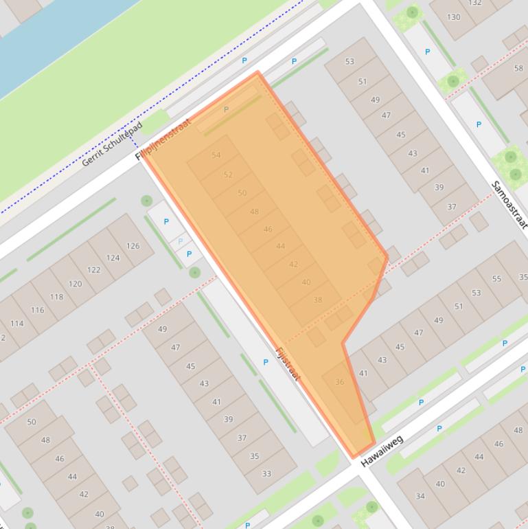 Kaart van postcodegebied 1339NT.