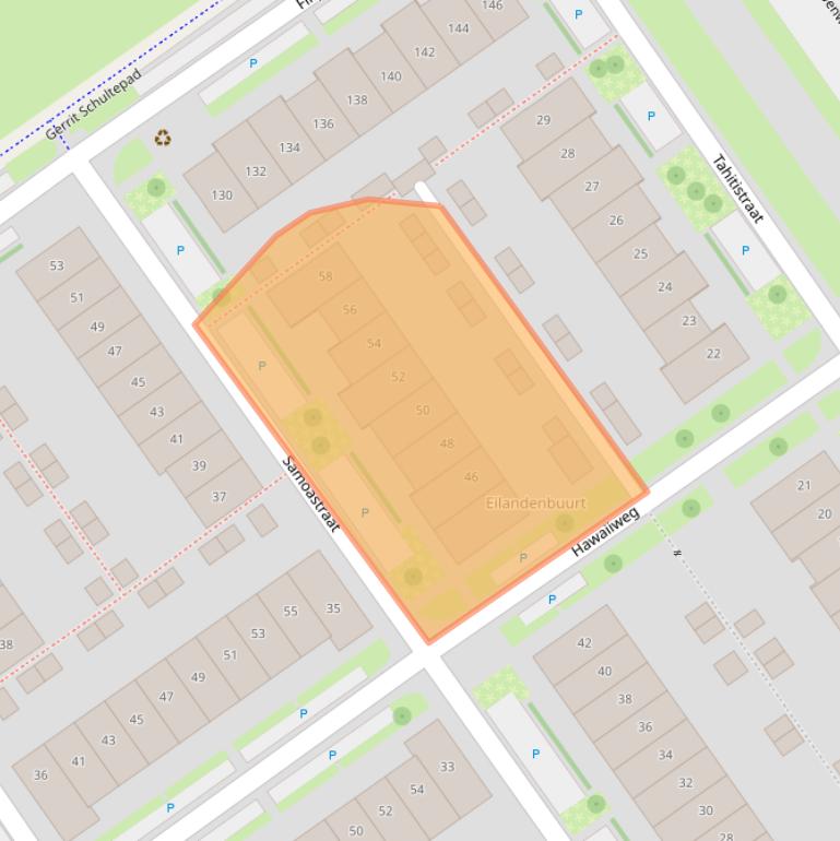 Kaart van postcodegebied 1339PH.