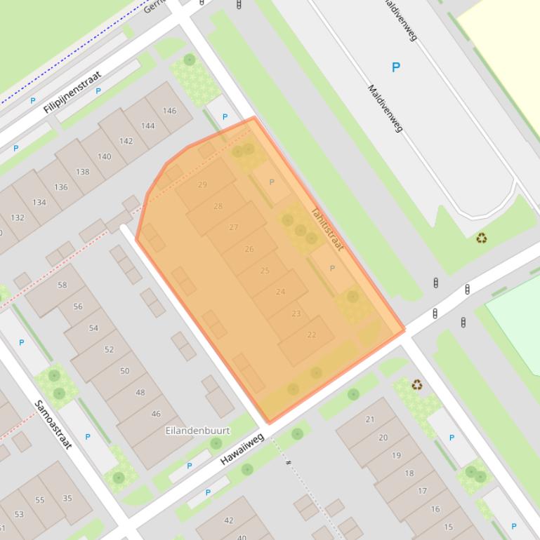 Kaart van postcodegebied 1339PK.