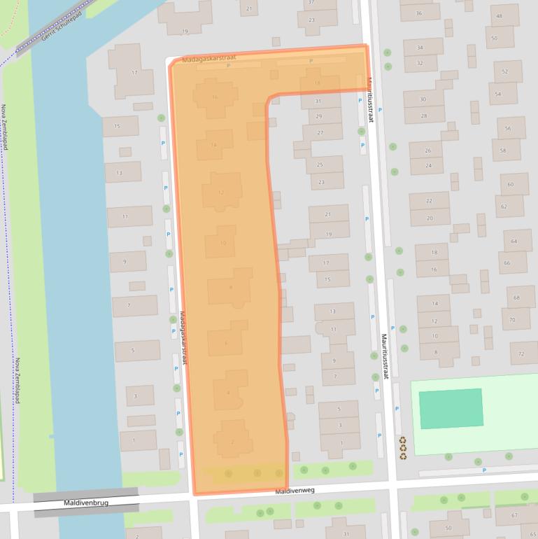 Kaart van postcodegebied 1339RE.