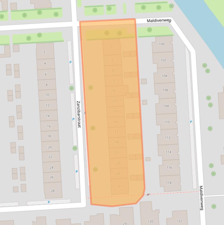 Kaart van postcodegebied 1339RN.