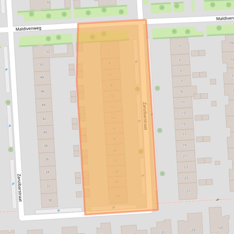Kaart van postcodegebied 1339RR.