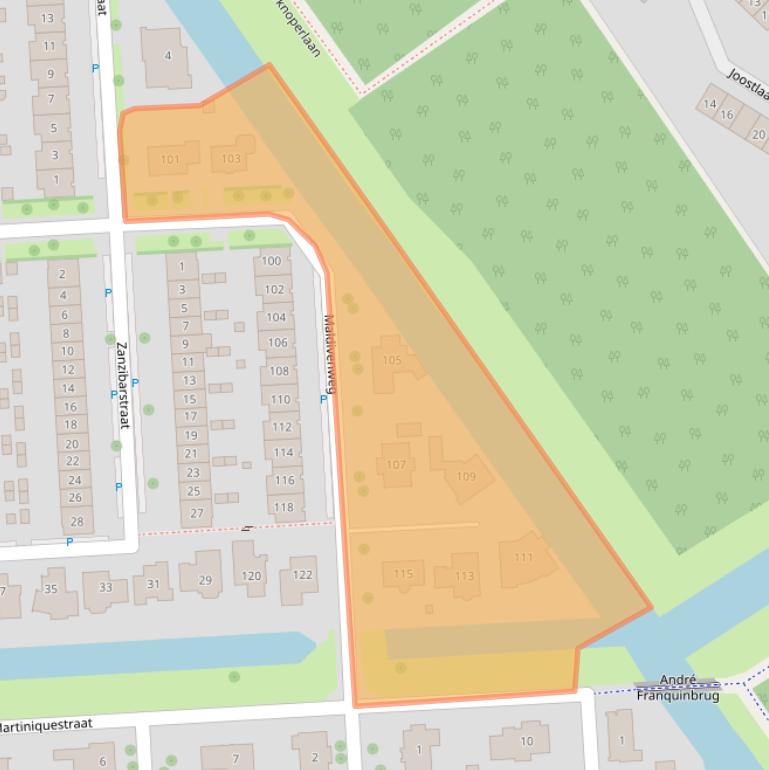 Kaart van postcodegebied 1339RT.