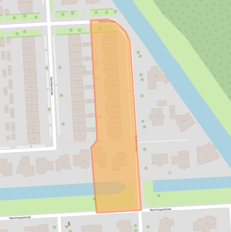 Kaart van postcodegebied 1339RV.