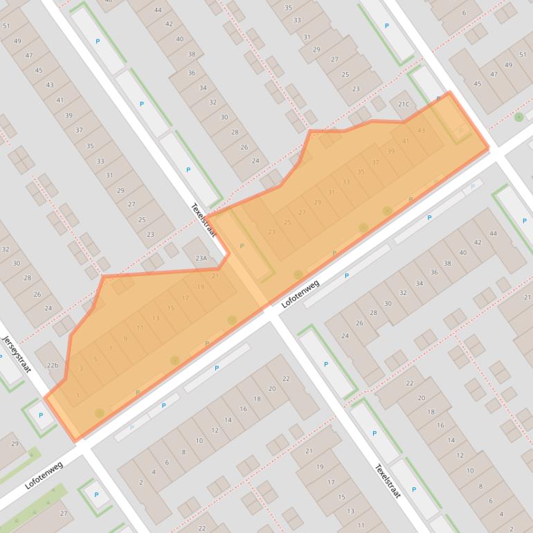 Kaart van postcodegebied 1339SV.