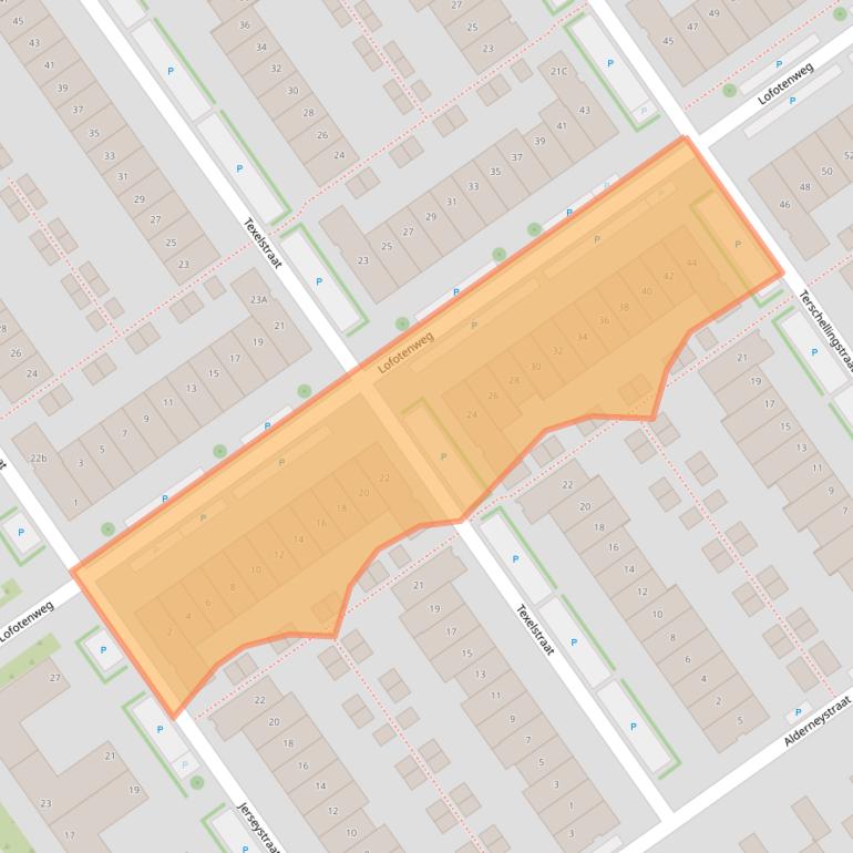 Kaart van postcodegebied 1339SX.