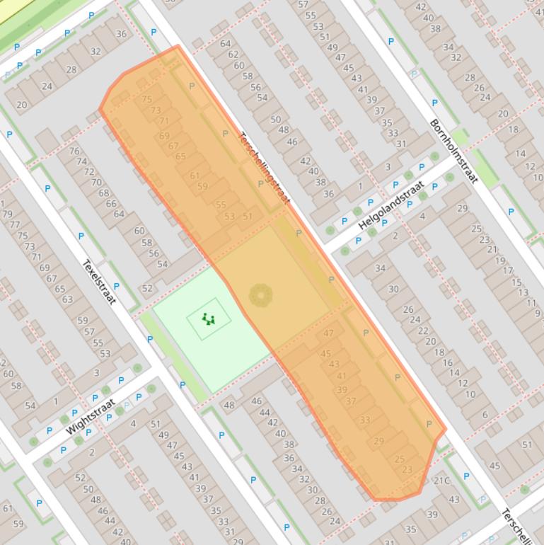 Kaart van postcodegebied 1339TB.