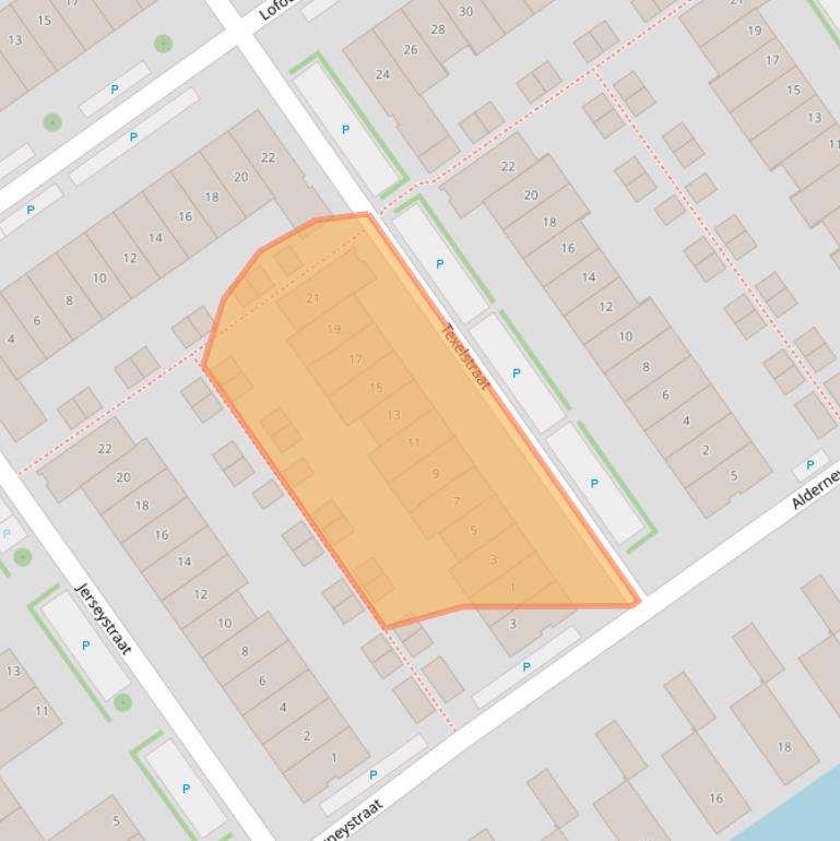 Kaart van postcodegebied 1339TG.