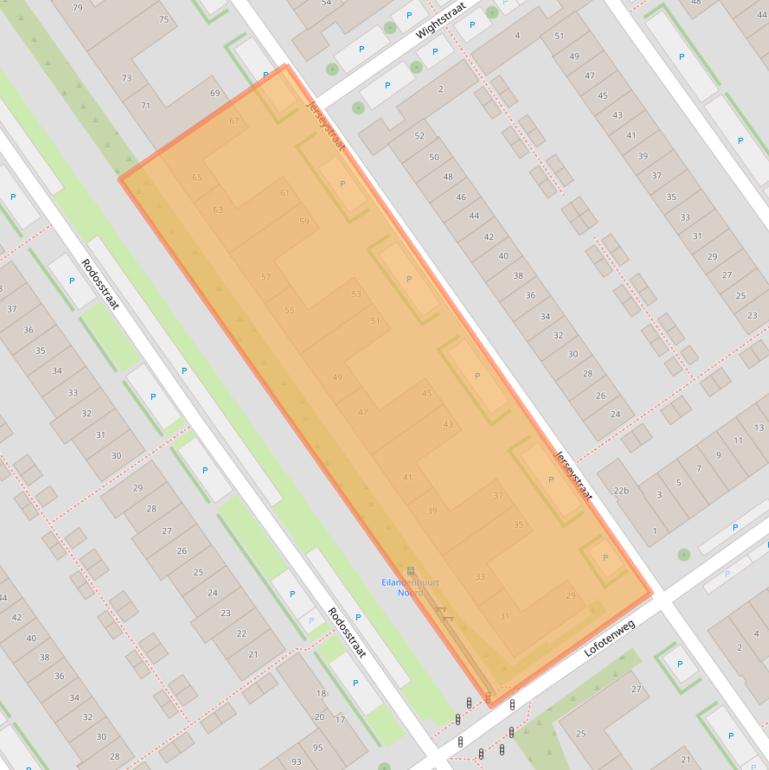 Kaart van postcodegebied 1339TR.