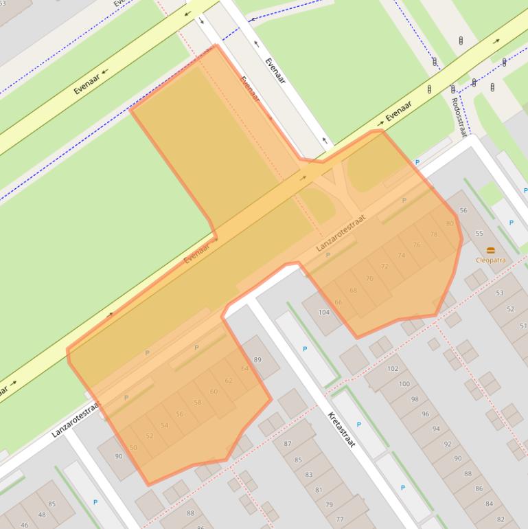 Kaart van postcodegebied 1339VB.