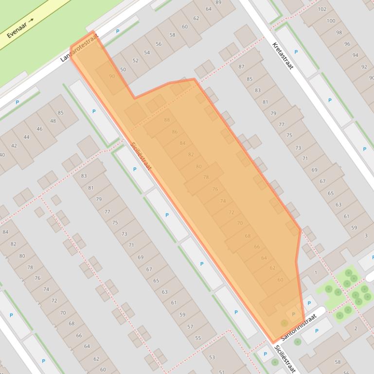 Kaart van postcodegebied 1339WH.