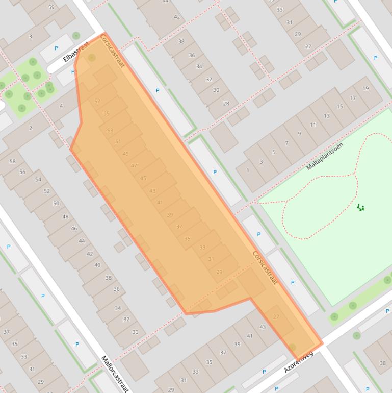 Kaart van postcodegebied 1339WN.