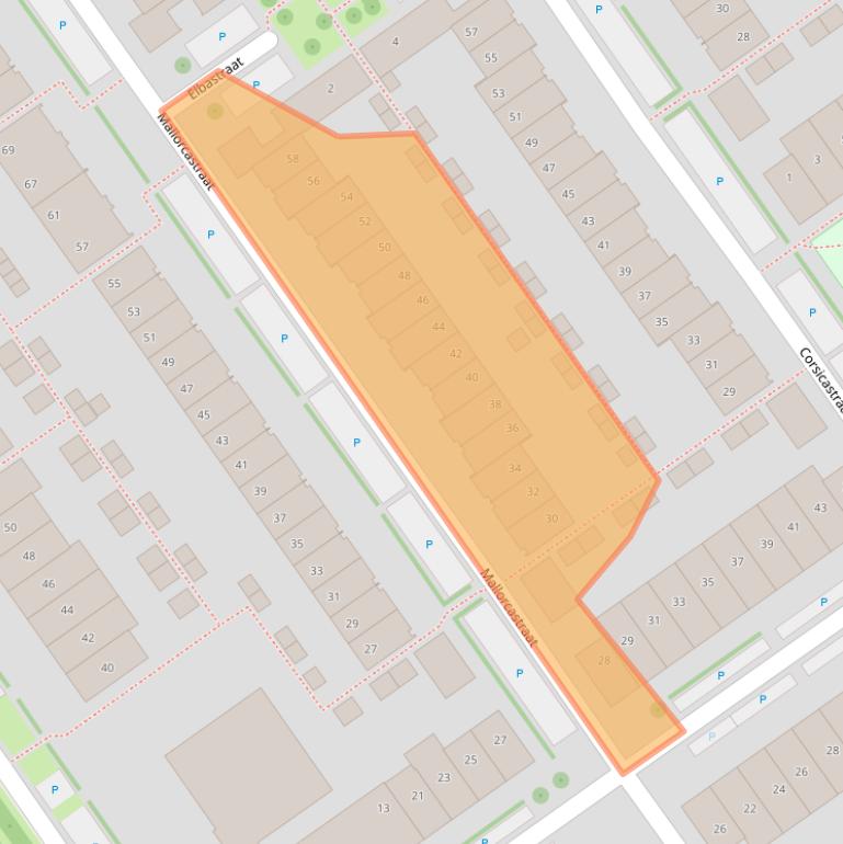 Kaart van postcodegebied 1339XG.