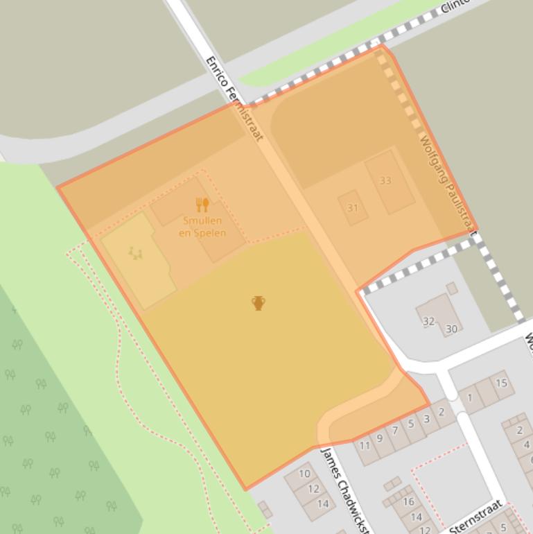 Kaart van postcodegebied 1341CB.