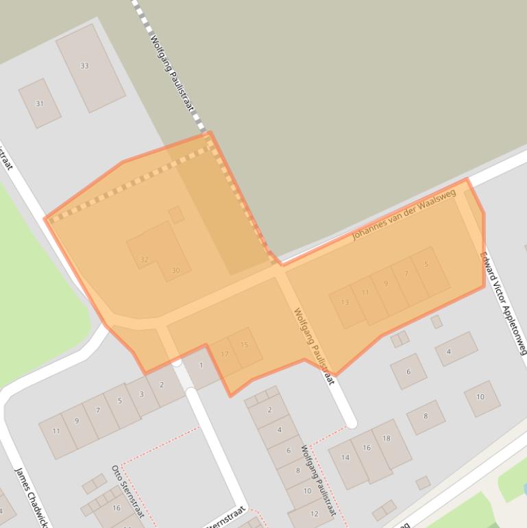 Kaart van postcodegebied 1341CC.