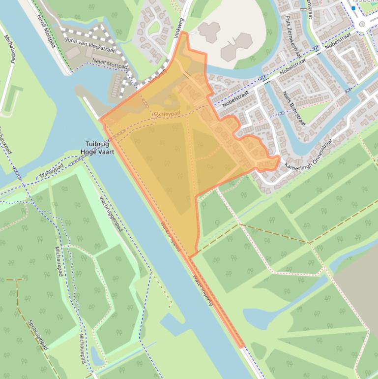 Kaart van postcodegebied 1341CE.