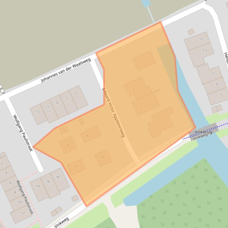 Kaart van postcodegebied 1341CN.