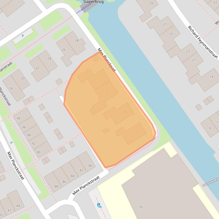 Kaart van postcodegebied 1341DC.