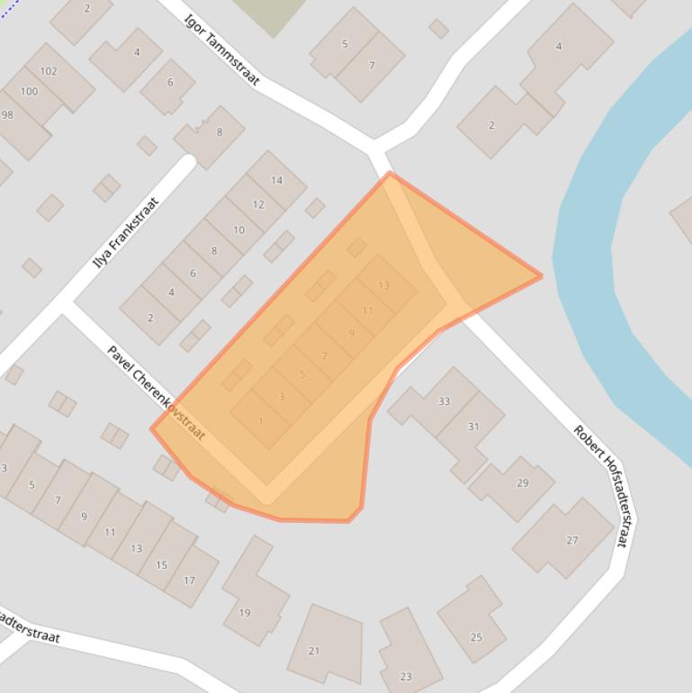 Kaart van postcodegebied 1341EG.