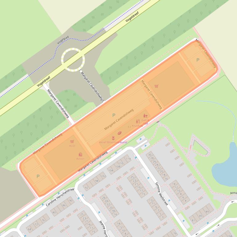 Kaart van postcodegebied 1349BN.