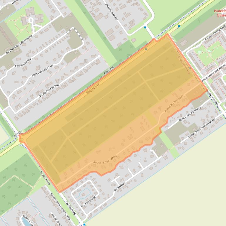 Kaart van postcodegebied 1349CD.