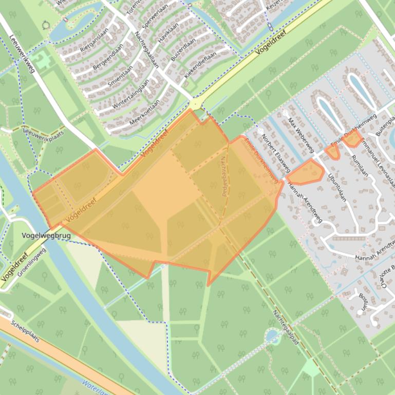 Kaart van postcodegebied 1349CE.