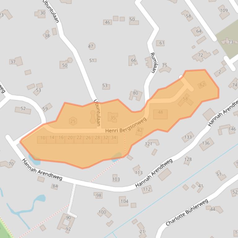 Kaart van postcodegebied 1349CT.