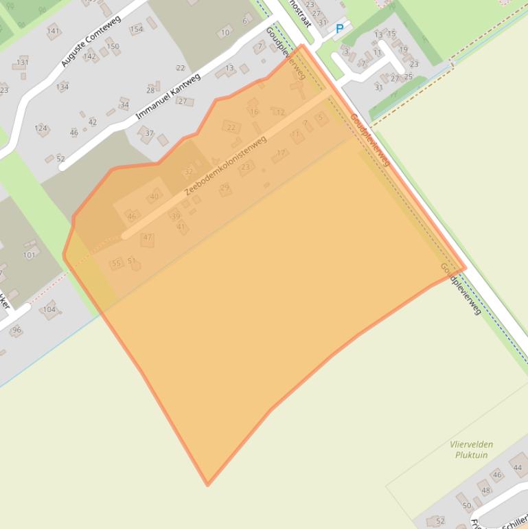 Kaart van postcodegebied 1349CV.