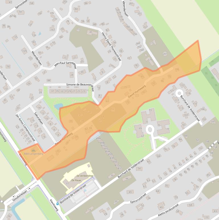 Kaart van postcodegebied 1349DA.