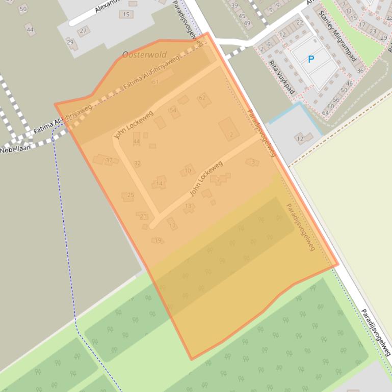 Kaart van postcodegebied 1349DD.