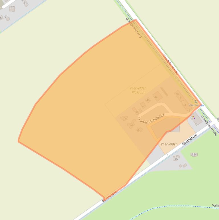 Kaart van postcodegebied 1349EP.