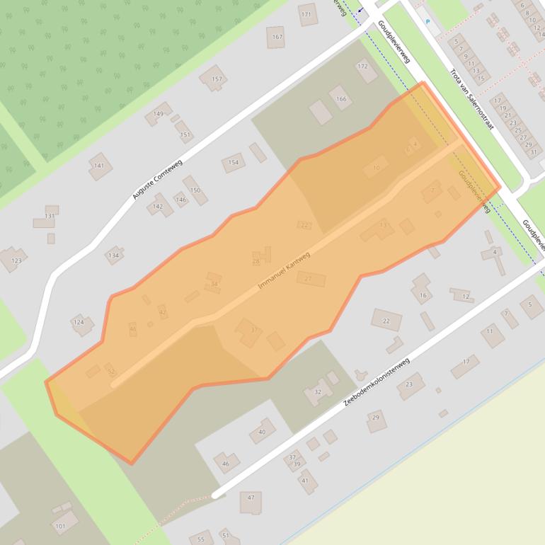 Kaart van postcodegebied 1349ET.