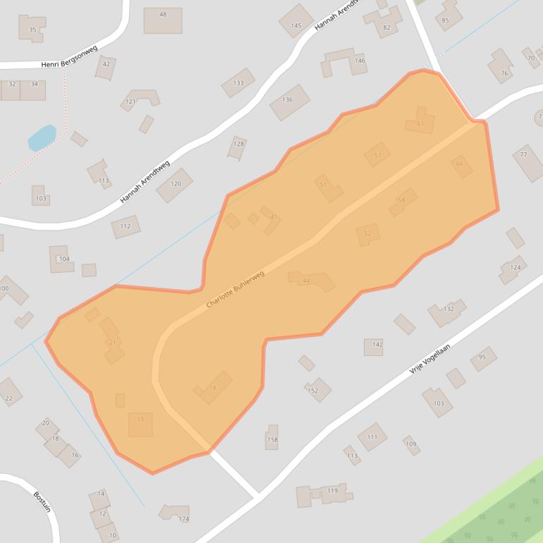 Kaart van postcodegebied 1349EV.