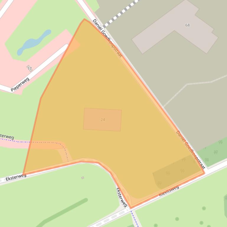 Kaart van postcodegebied 1349GN.