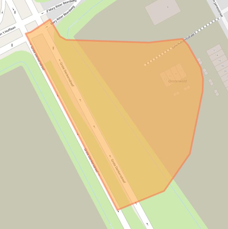 Kaart van postcodegebied 1349GR.