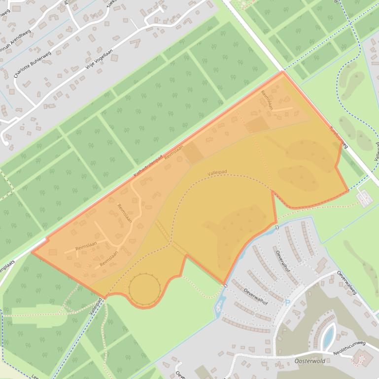 Kaart van postcodegebied 1349JB.