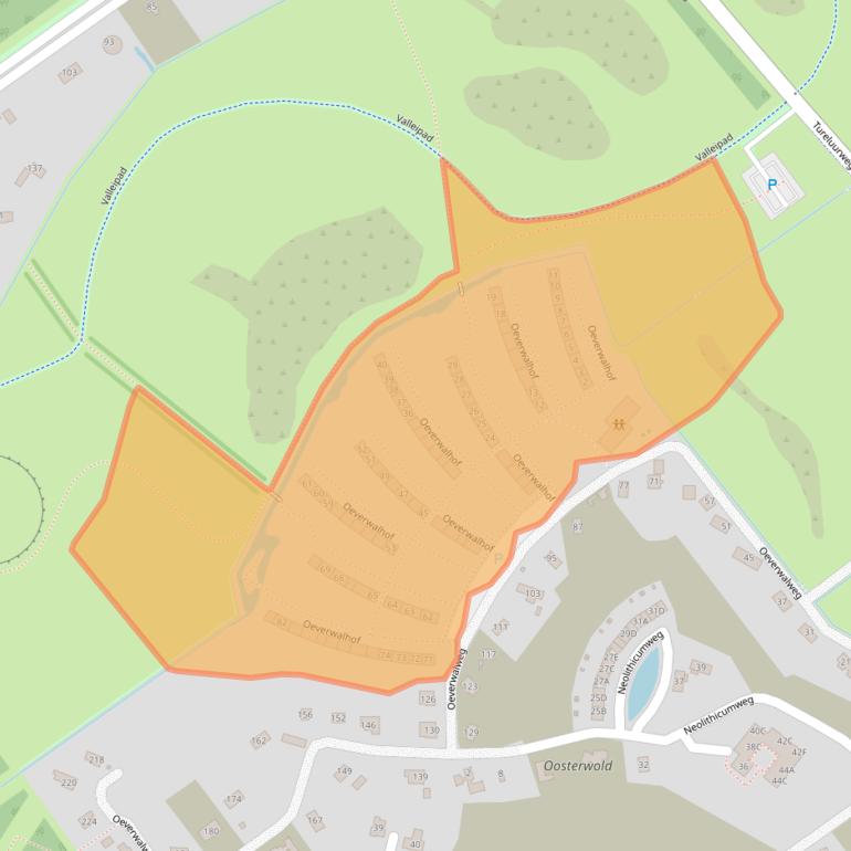 Kaart van postcodegebied 1349JE.