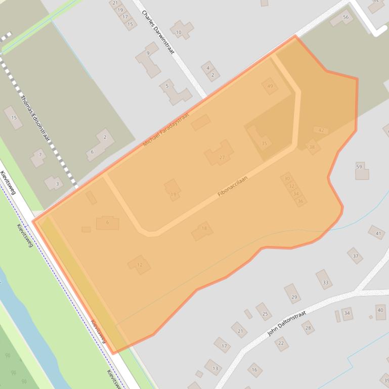 Kaart van postcodegebied 1349LB.