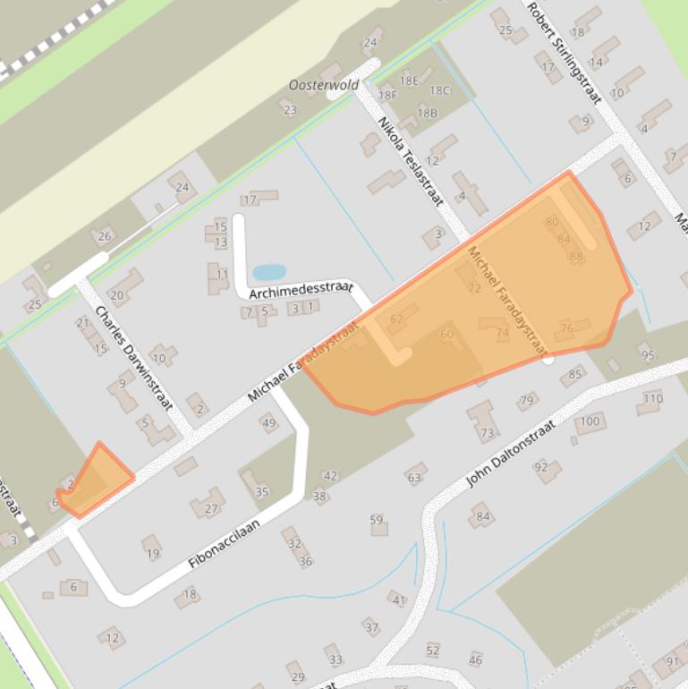 Kaart van postcodegebied 1349LJ.