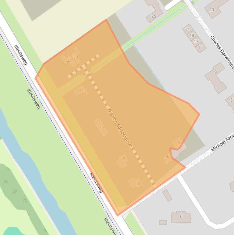 Kaart van postcodegebied 1349LP.