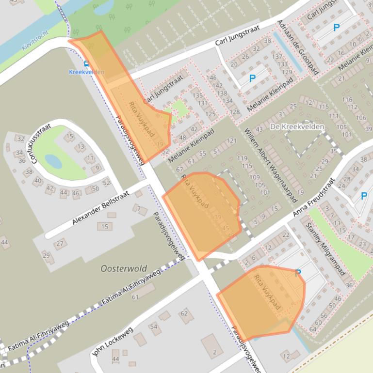 Kaart van postcodegebied 1349MC.