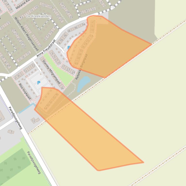 Kaart van postcodegebied 1349MK.